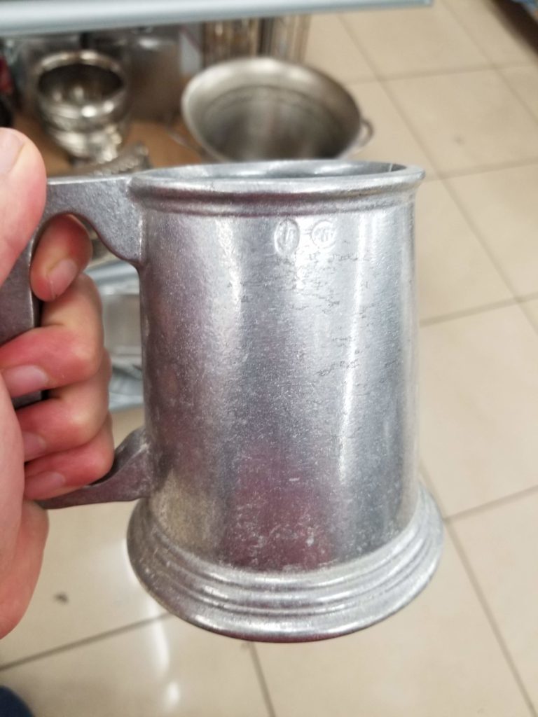 pewter mug